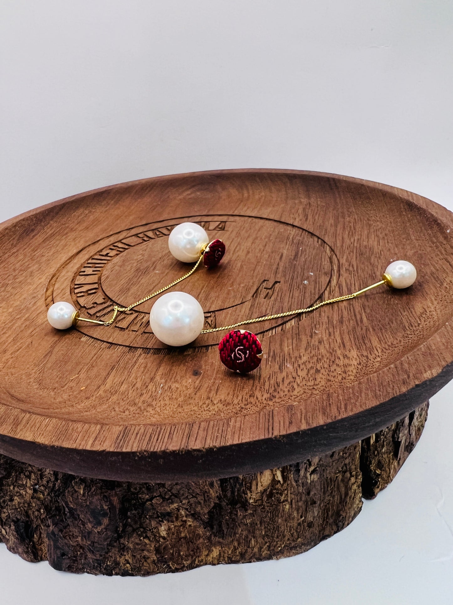 CC- Red & Malabu- CC080- earrings