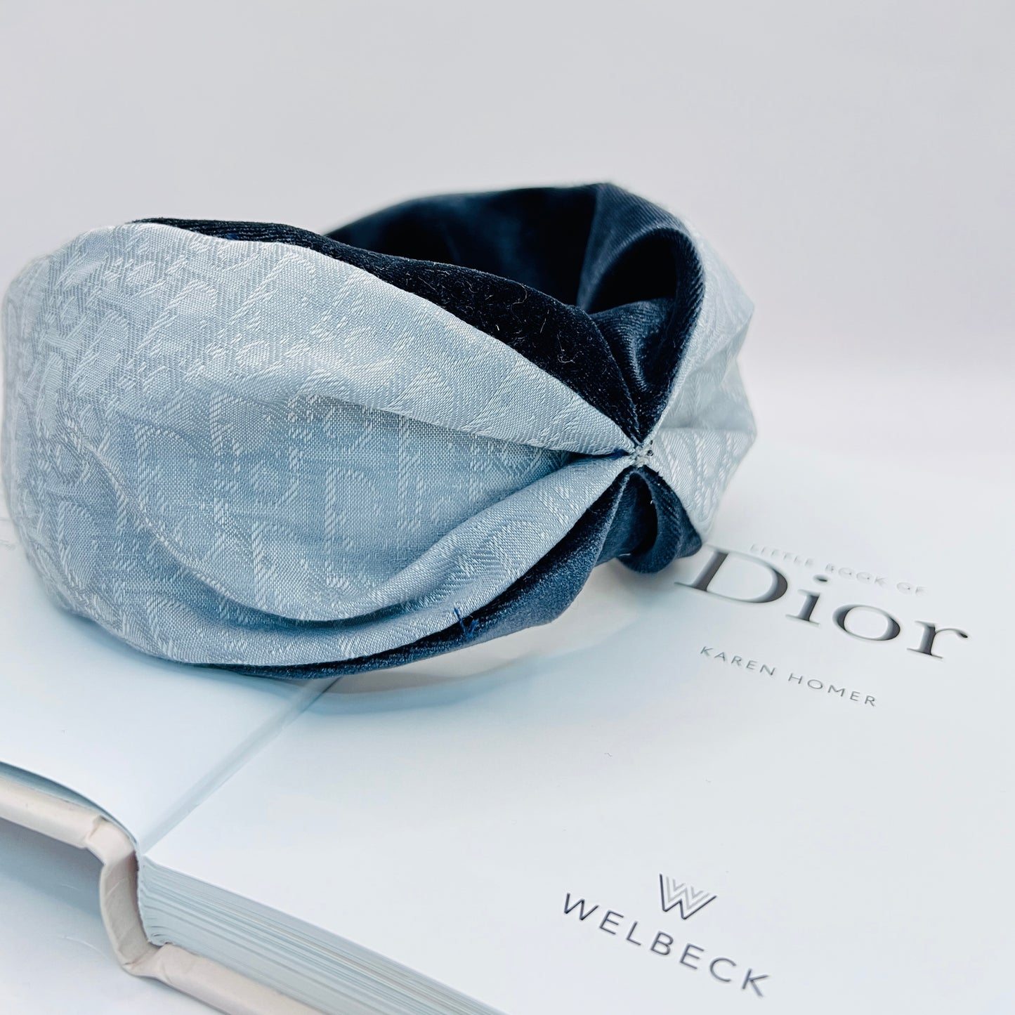D-Dior navy monogram - winter Headband