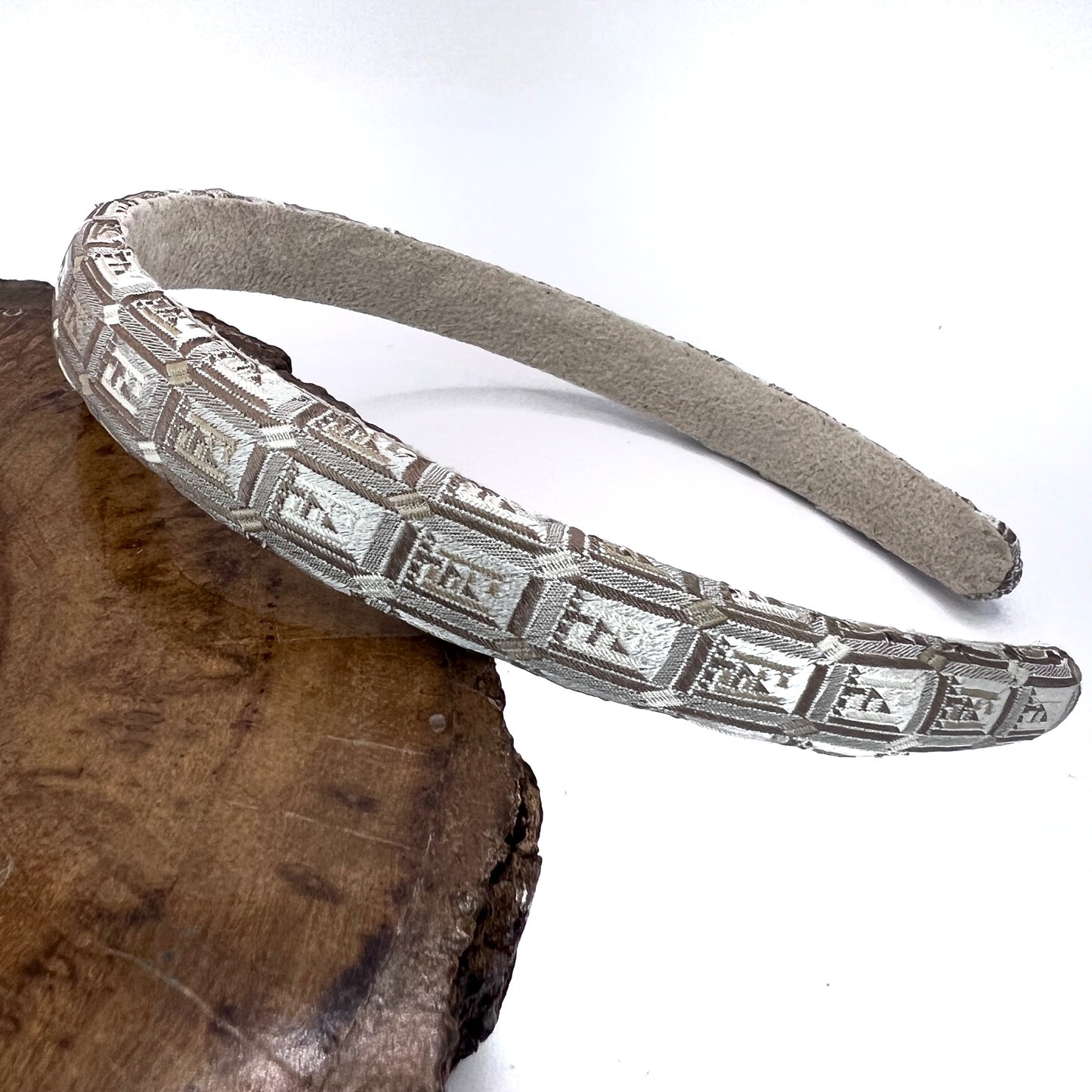 FF- Classic FF Beige & Light Gold- FF004- headband