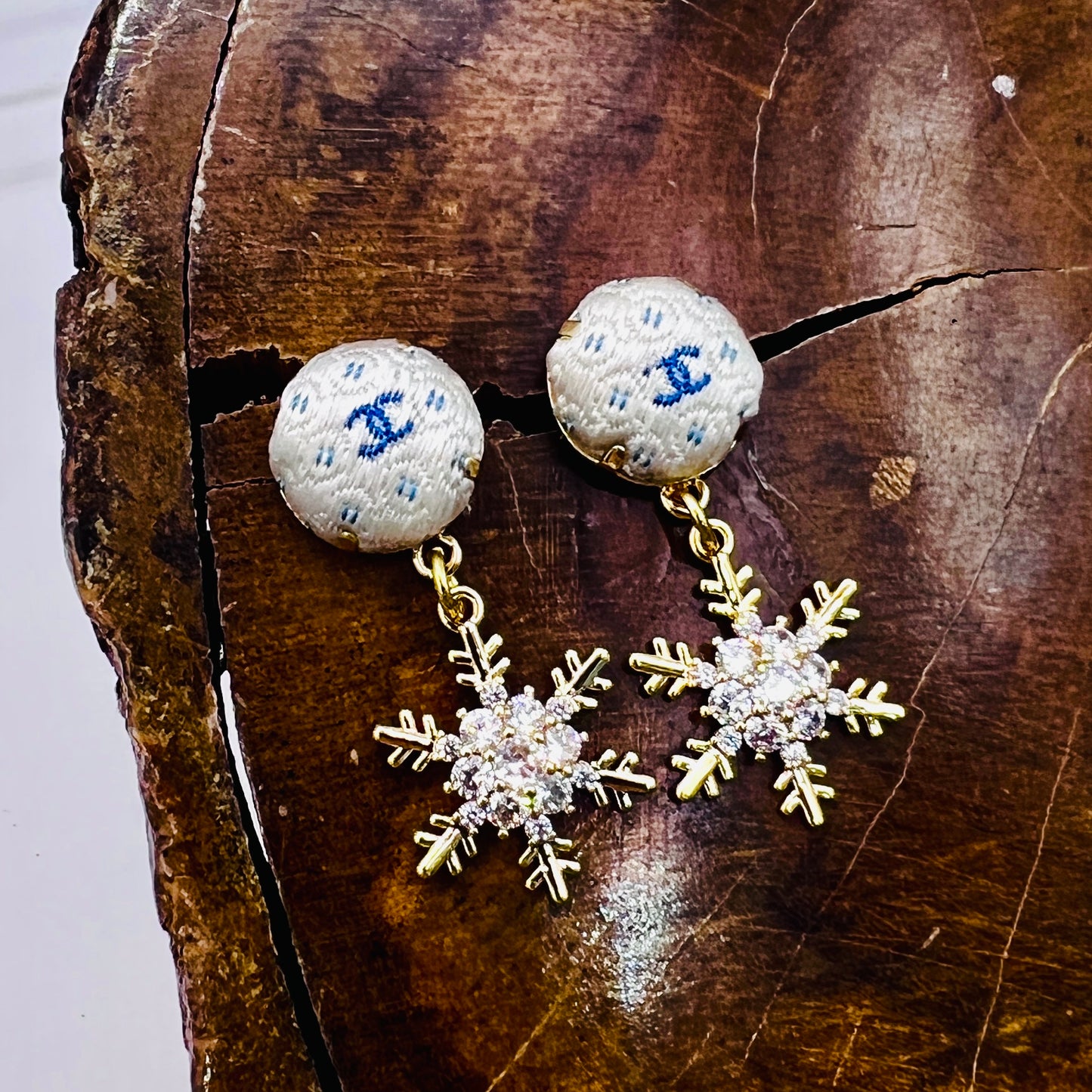 CC- Frozen mini CC monogram-CC082-earring