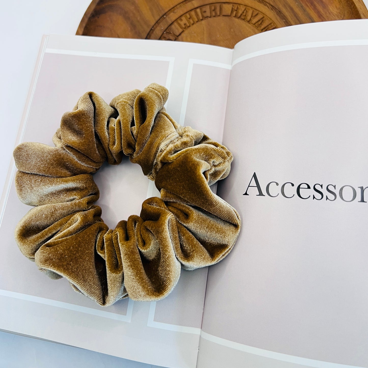 Japanese velvet scrunchie