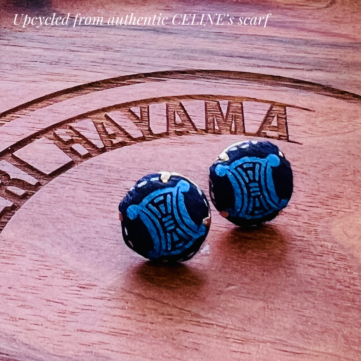 C-C Celine upcycled earring