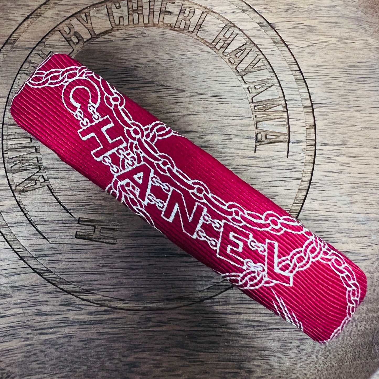 CC- Red Camellias- CC046- Hair Clip