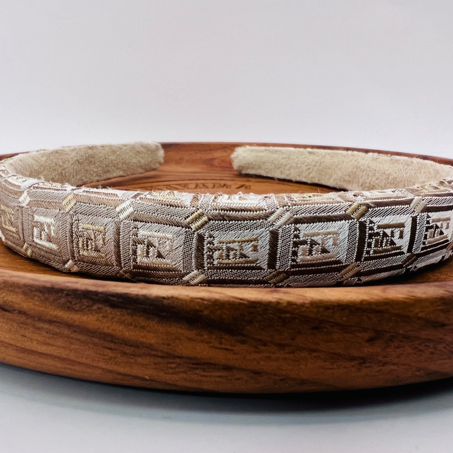 FF- Classic FF Beige & Light Gold- FF004- headband