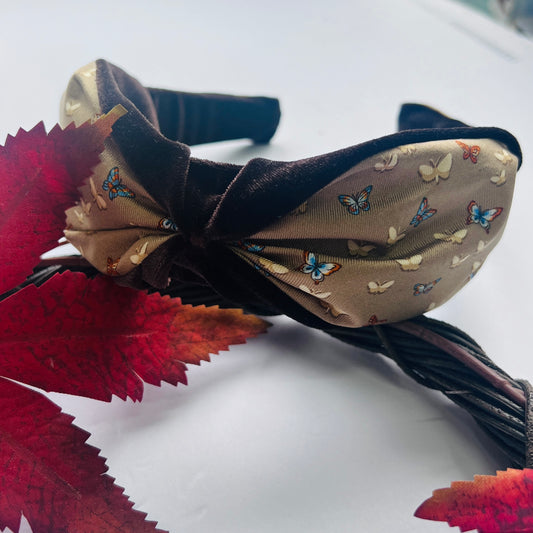 SF- beige butterfly SF004- winter Headband