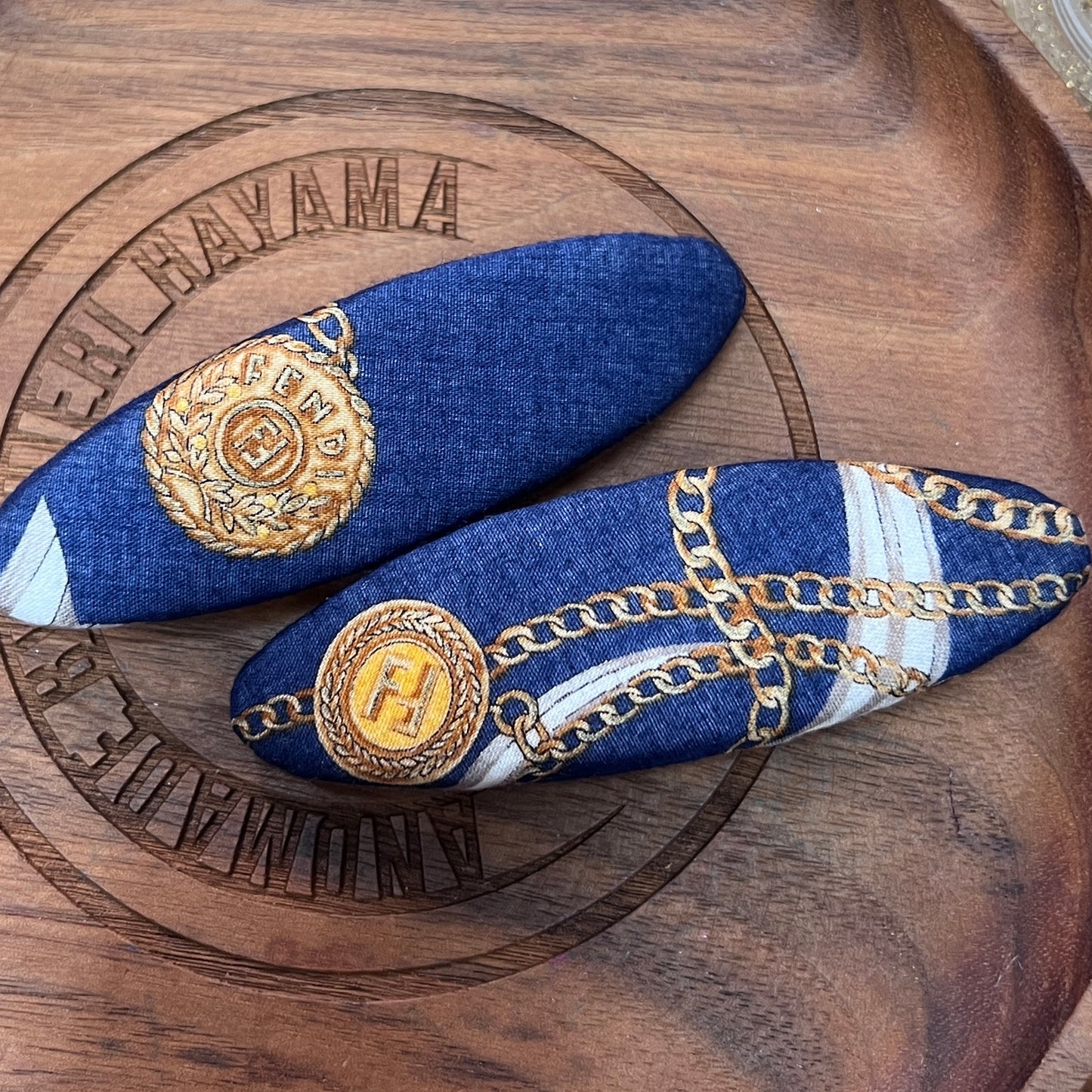 FF- fendi upcycled hairclip