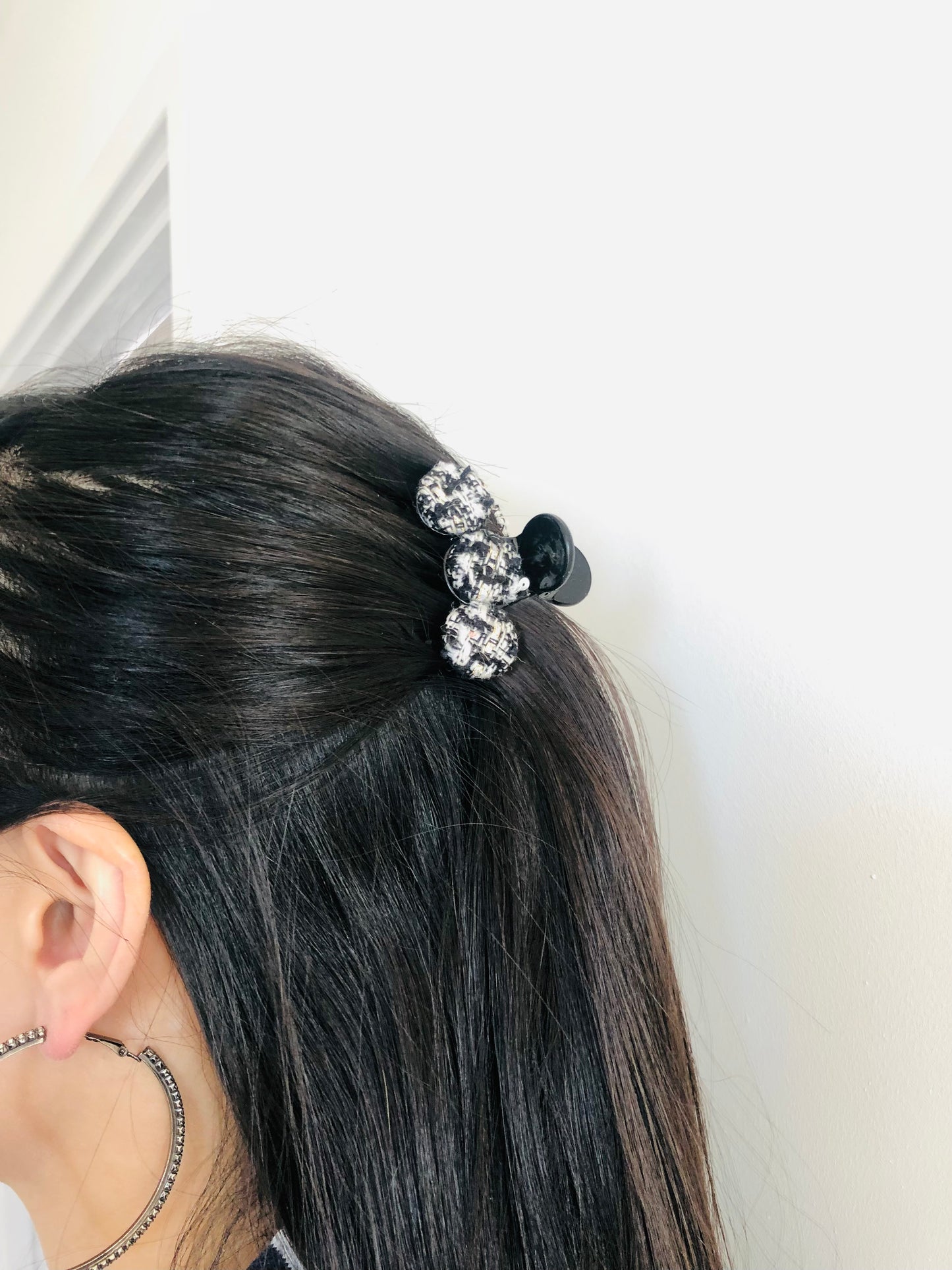 Handmade Linton Tweeds - 6 coins hairclip