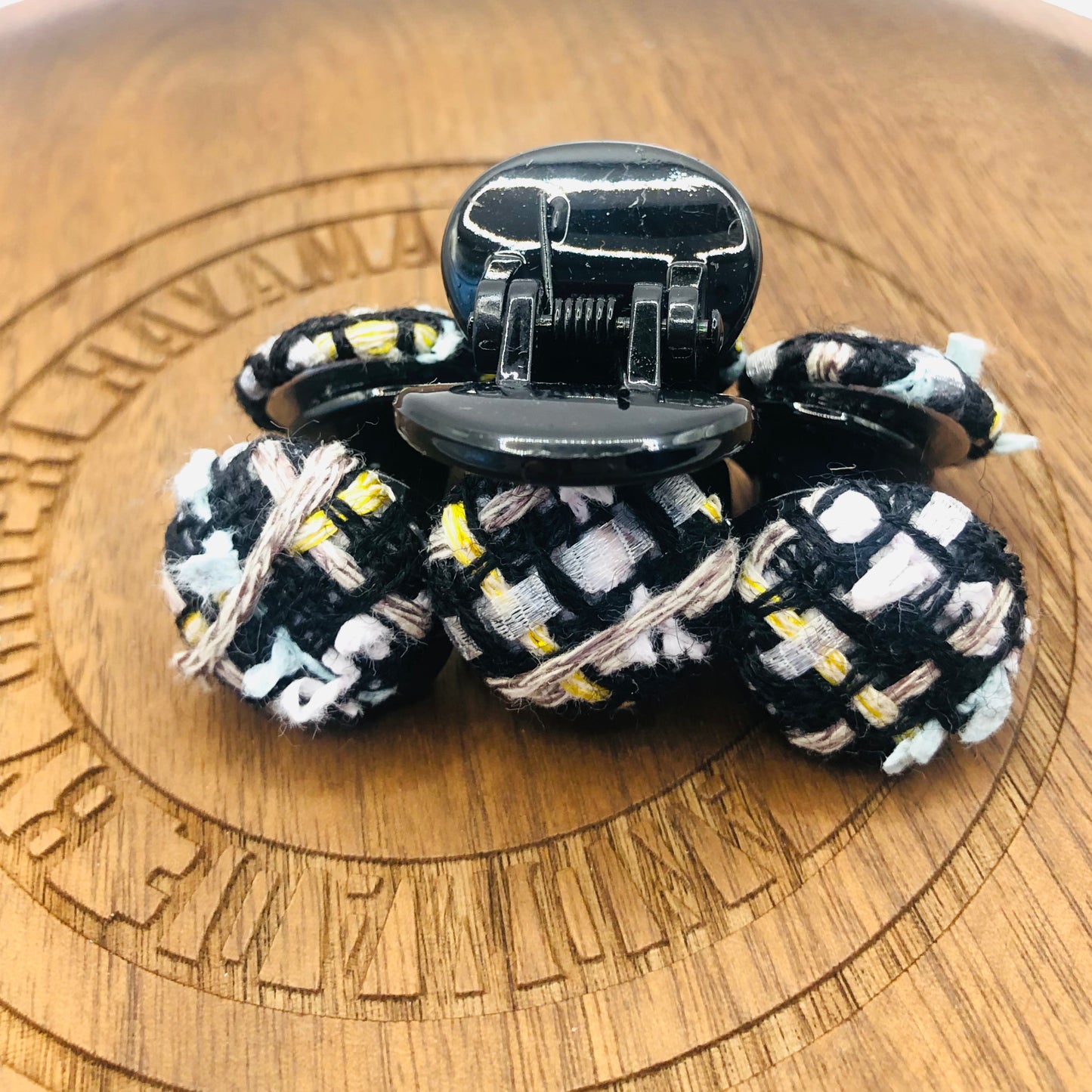 Handmade Linton Tweeds - 6 coins hairclip