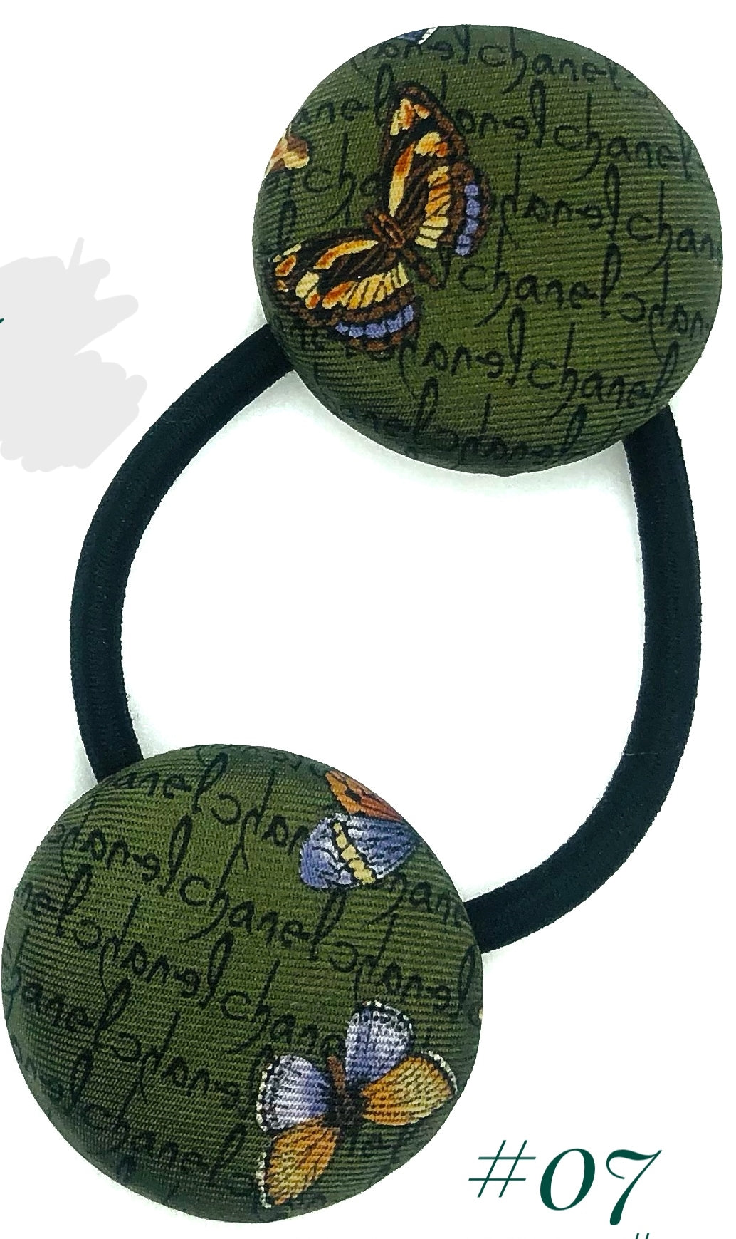 CC- Forest Green & Butterfly- CC009- hairband
