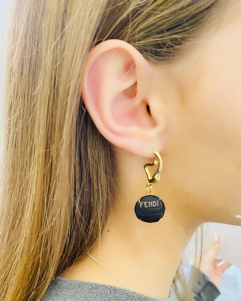 FF- Classic FF Brown & Black- FF002- earring