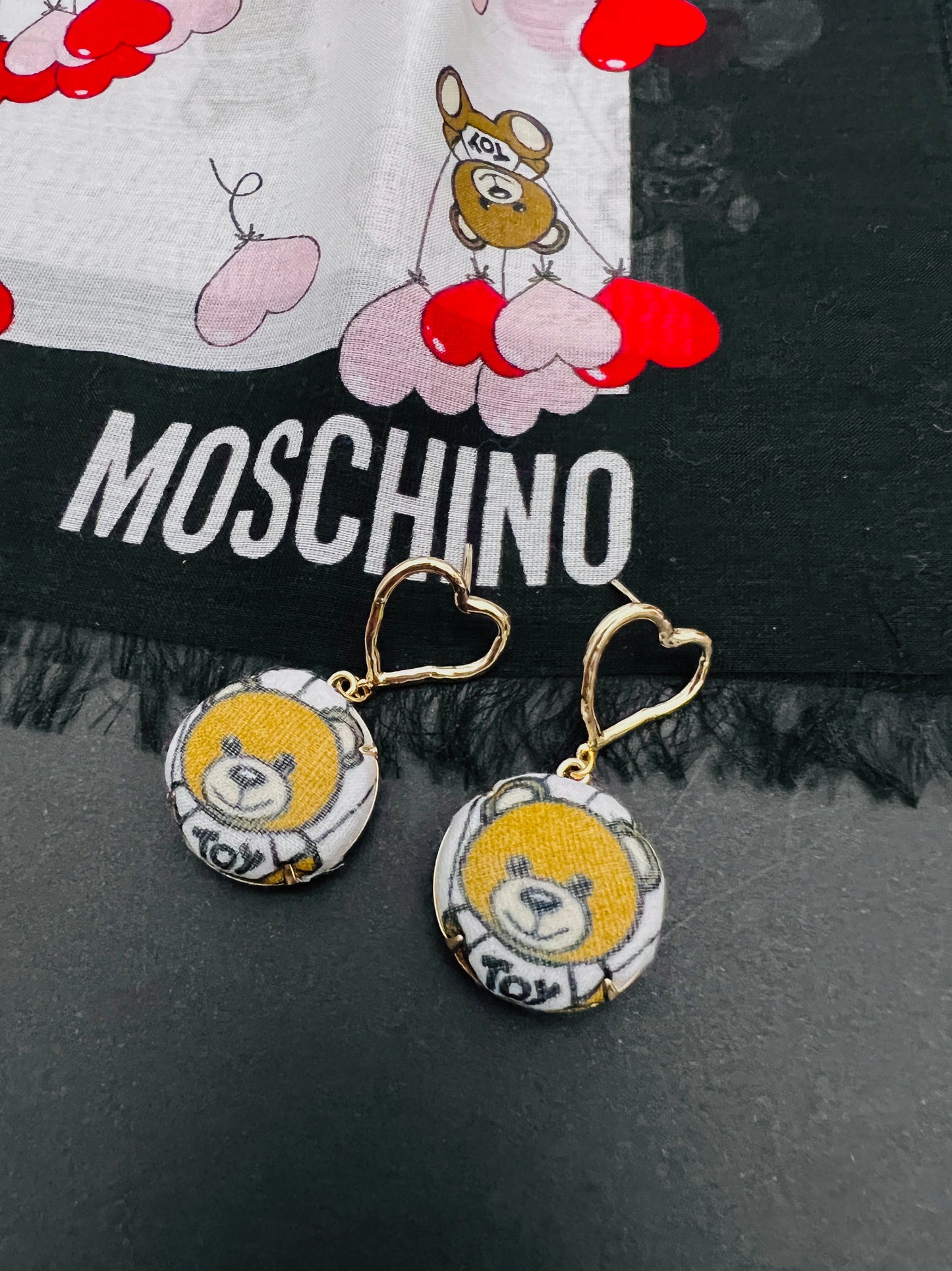 Moschino- Bear Hairband/ earring