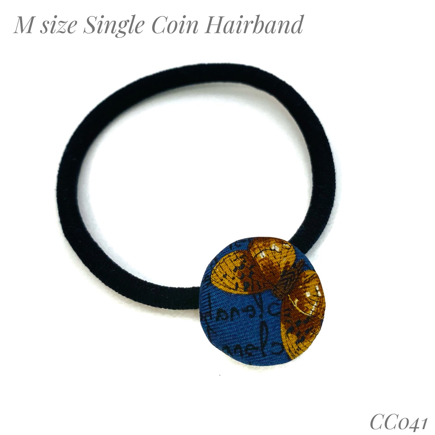 CC- Windsor & Butterfly- CC041- Hairband/ Scrunchie