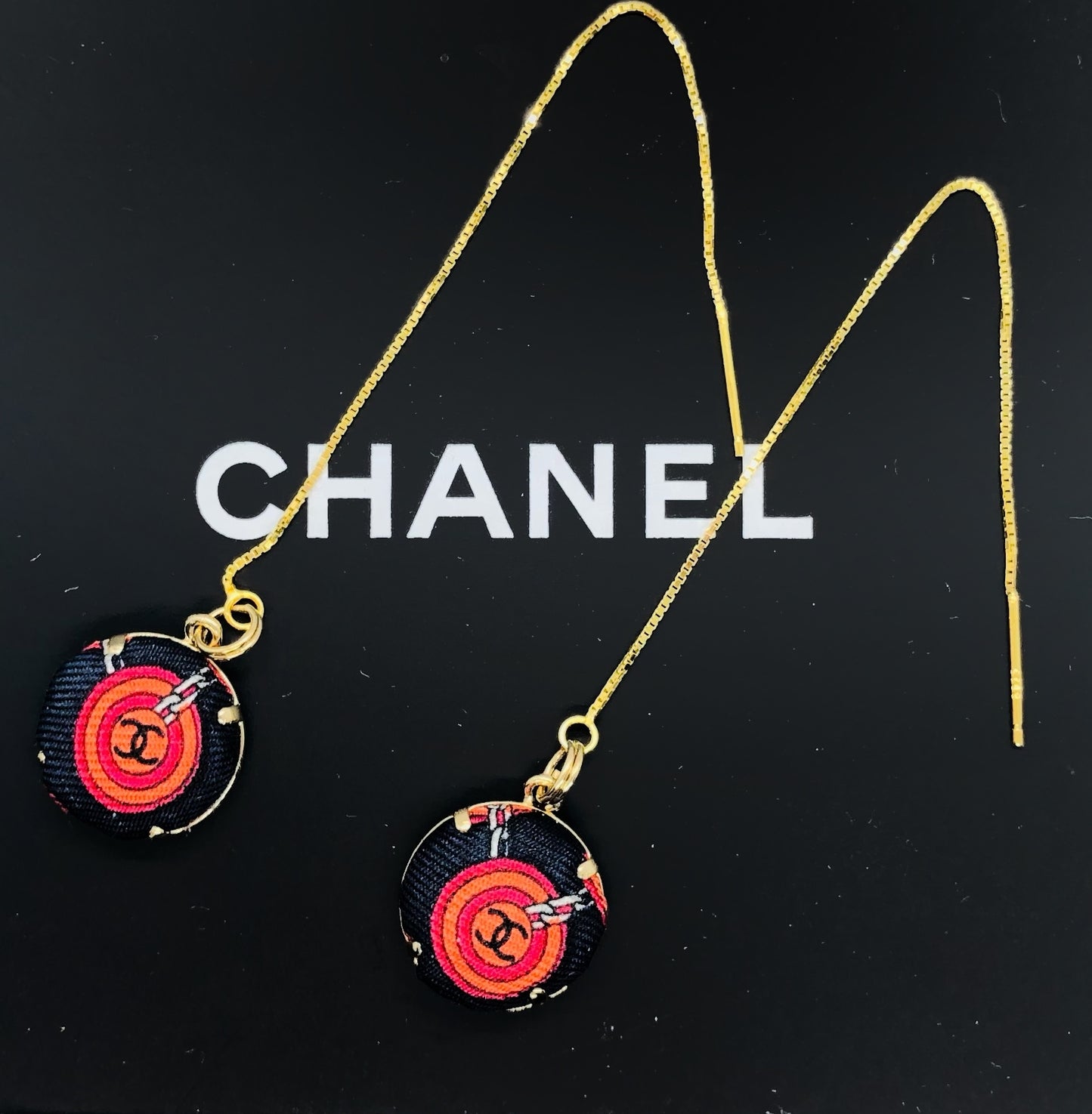 CC-Lover Cupid's Arow in Dark orange & Navy - CC021- Hairband/ hairpin/ earring/ O-shape Clip/ Men Cufflink