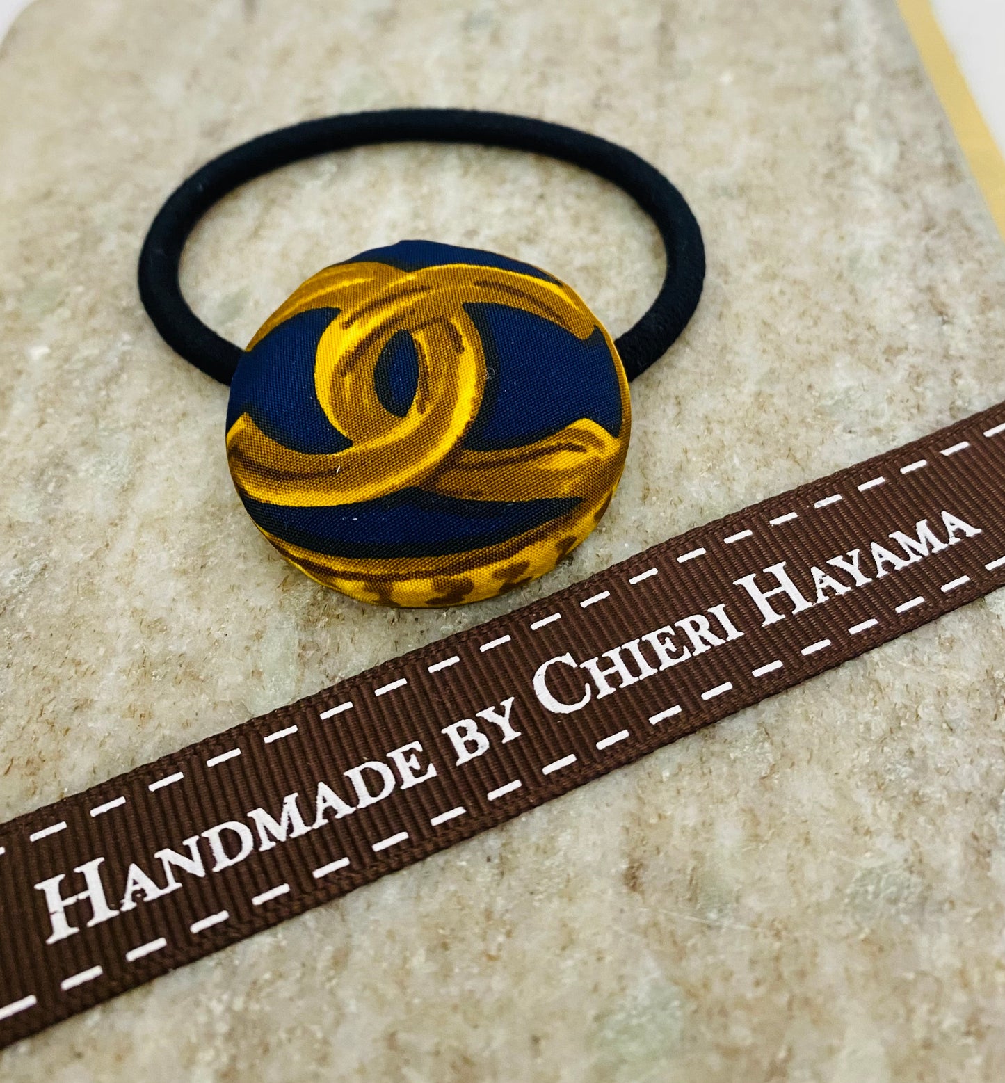 CC- Gold coin & Royal Blue- CC0051 - Headband / hairband