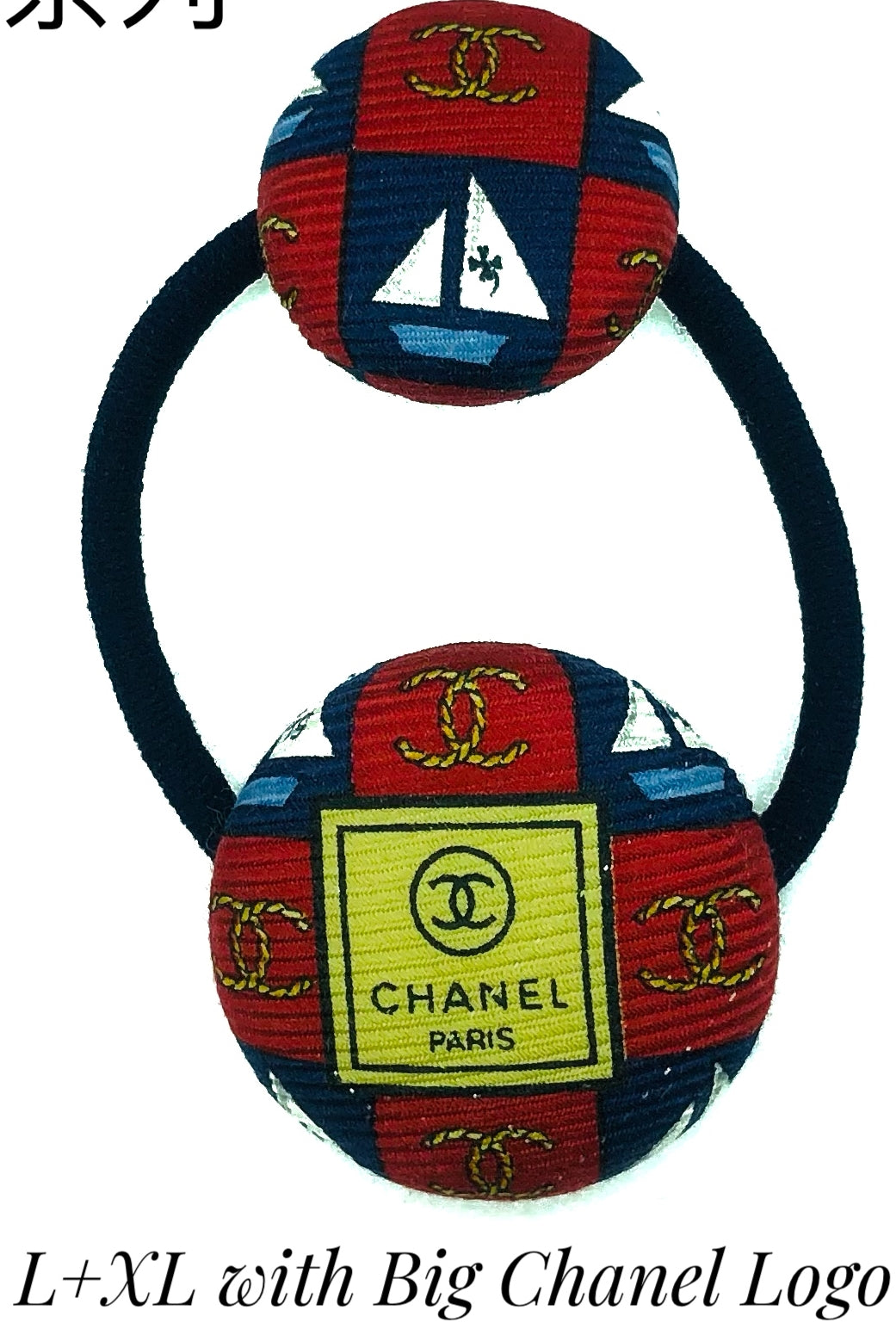 CC- Windsor Blue Sailing Boat & Ruby CC logo- CC029- hairband/ Hairpin/ earring