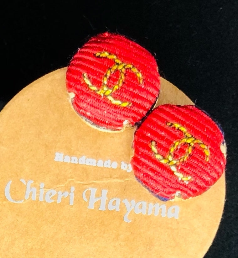 CC- Windsor Blue Sailing Boat & Ruby CC logo- CC029- hairband/ Hairpin/ earring