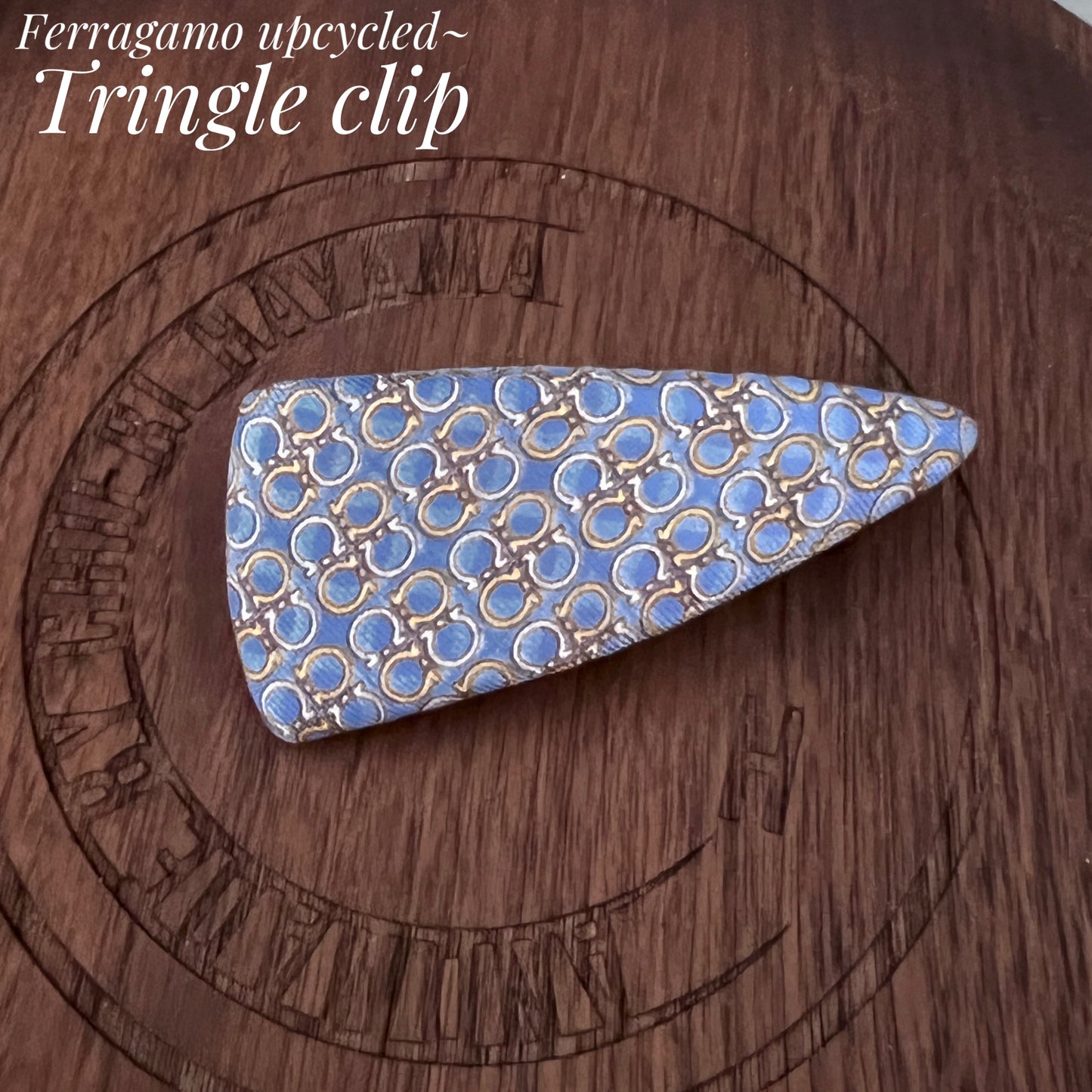 SF- Evening Blue & sunshine yellow SF0009/ Triangle Hairclip