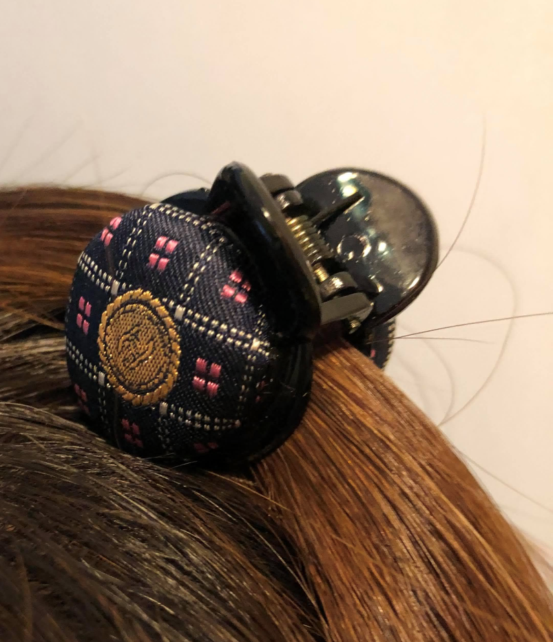 CC- Lucky Gold Coin- CC008- Mini Clip/ Mini O-shape Clip/ hairband