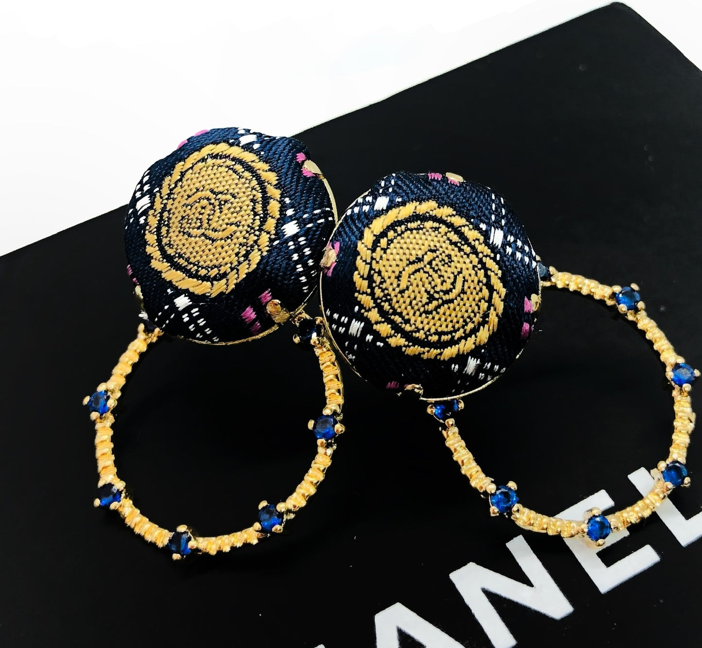 CC- Lucky Gold Coin- CC008- Mini Clip/ Mini O-shape Clip/ hairband