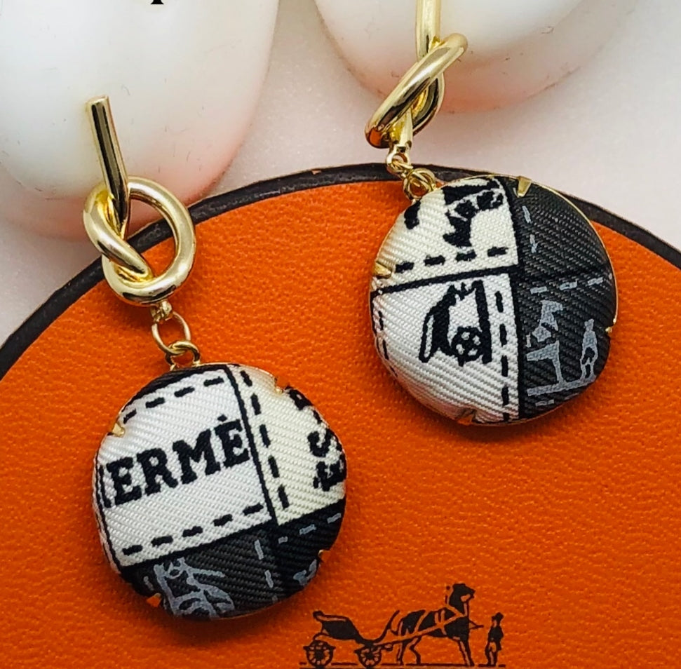 H-H drop earring
