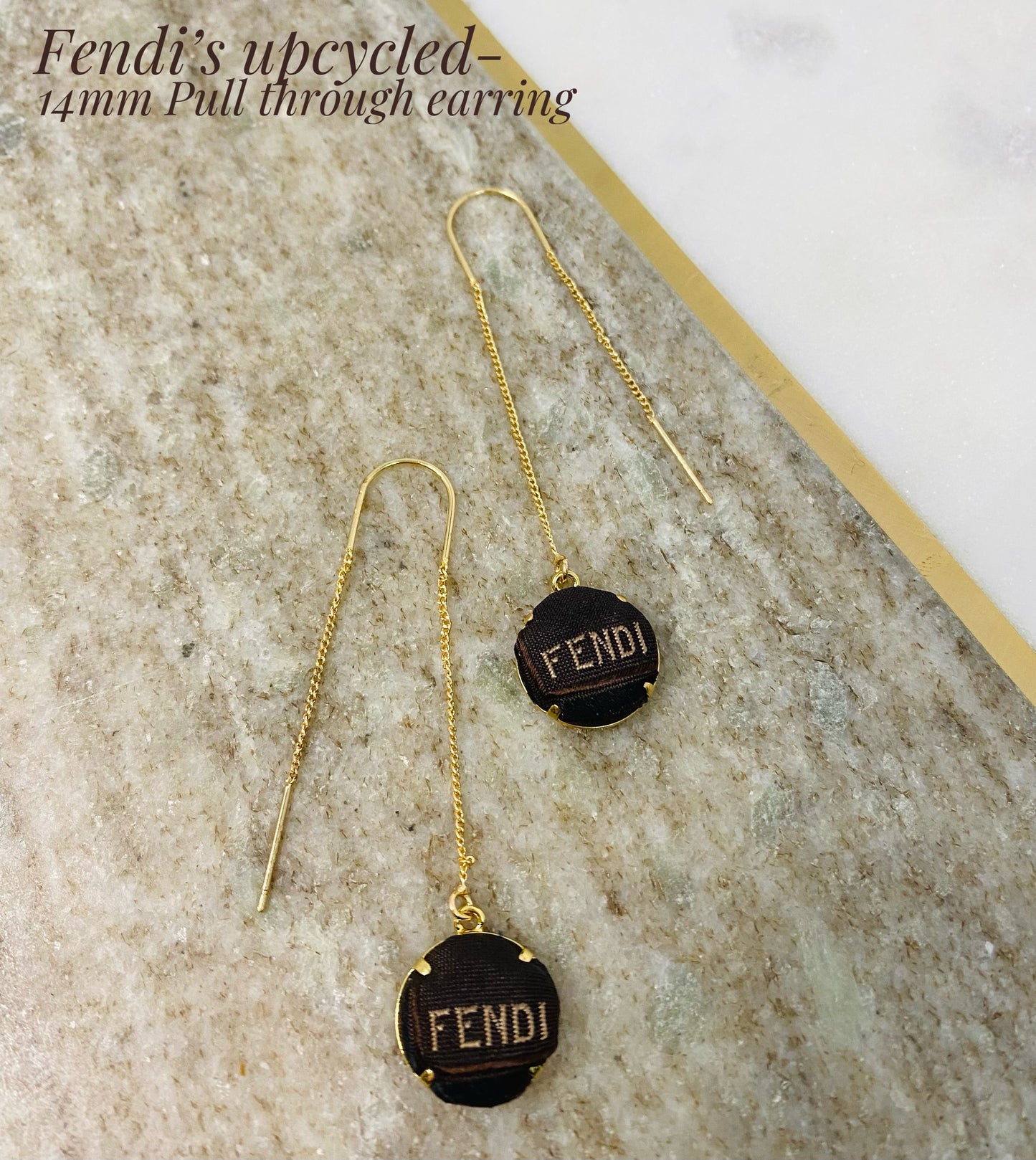 FF- Classic FF Brown & Black- FF002- earring