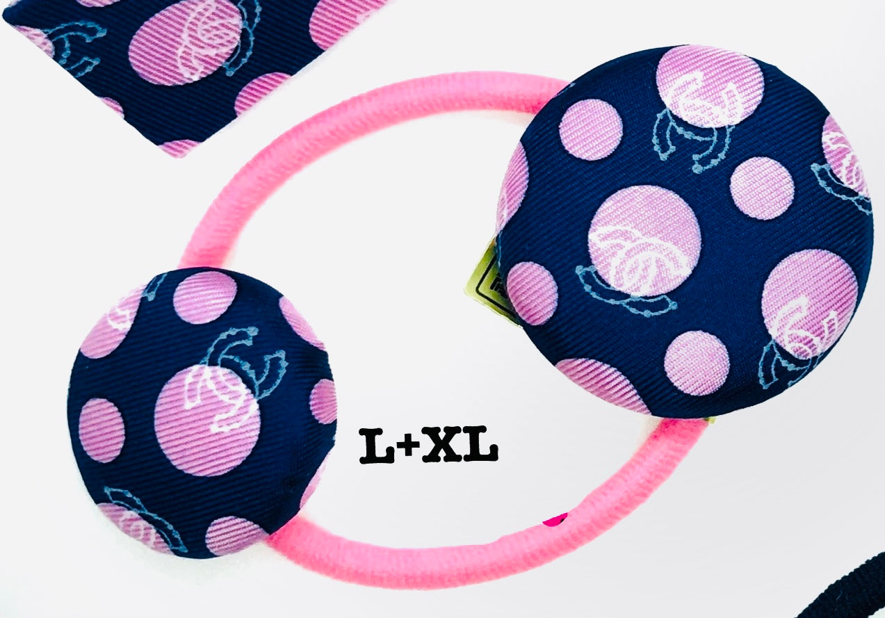 CC- Bubble Gum Pink & Astral CC logo- CC011- hairband/ Hairpin/ earring