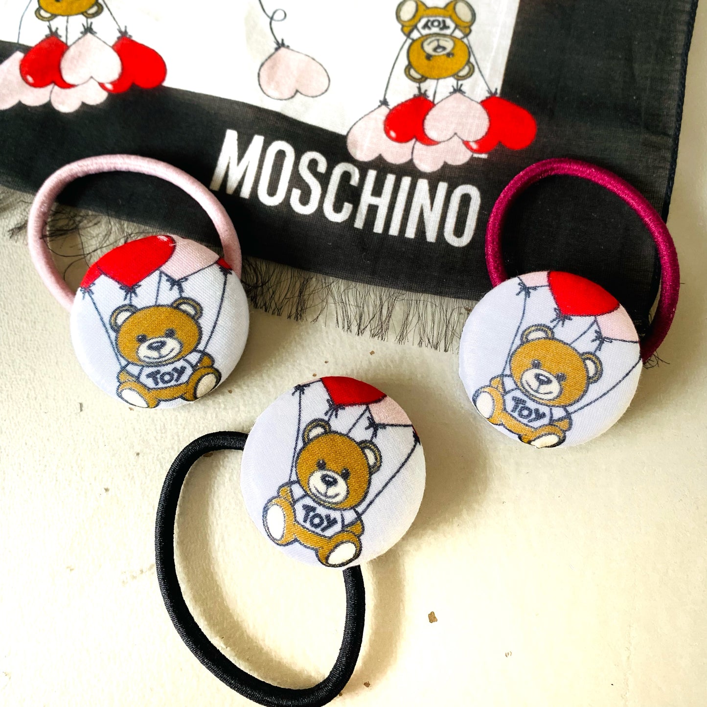 Moschino- Bear Hairband/ earring