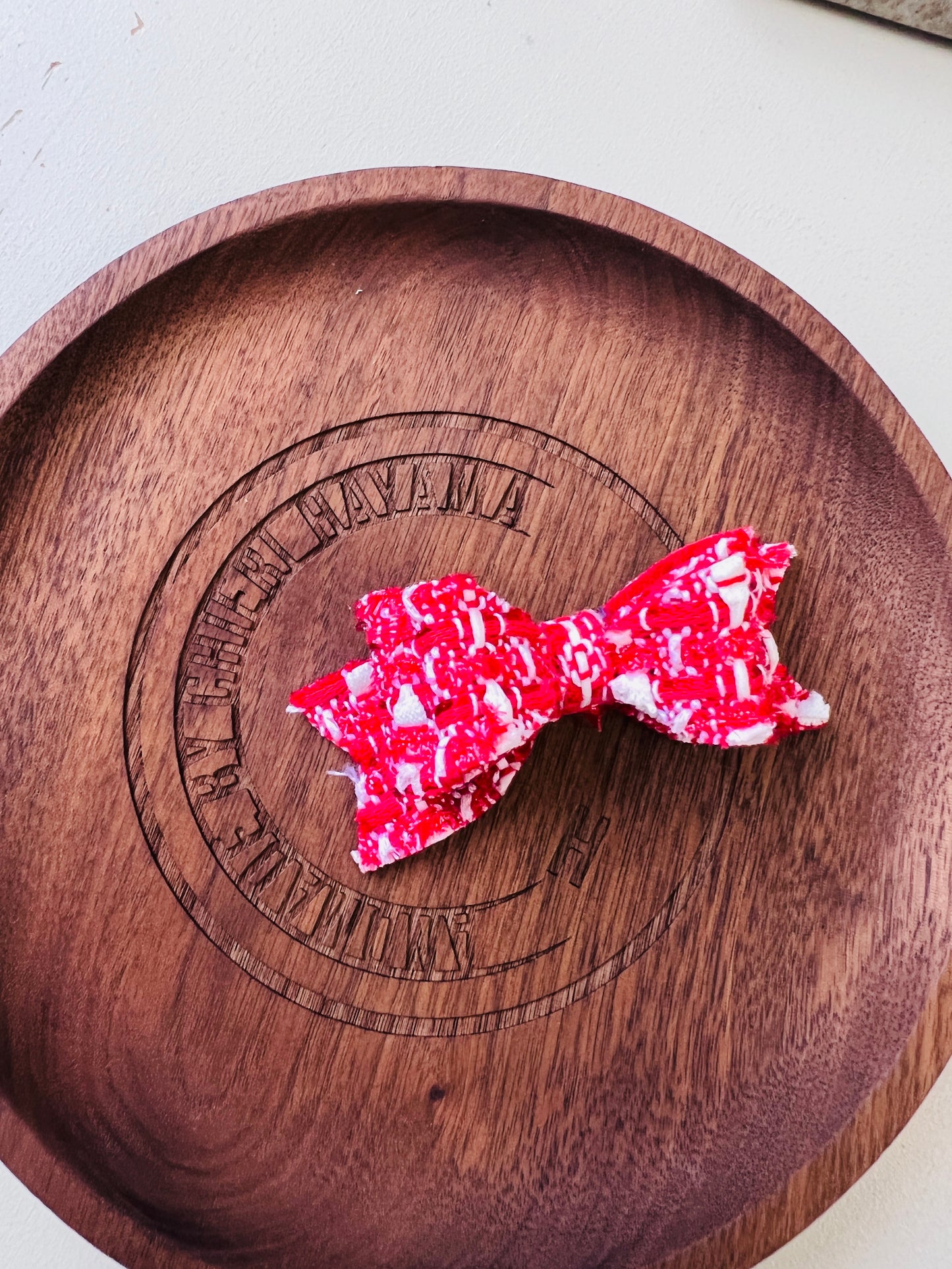 Liberty of London / Linton tweeds- double bows alligator hair clip