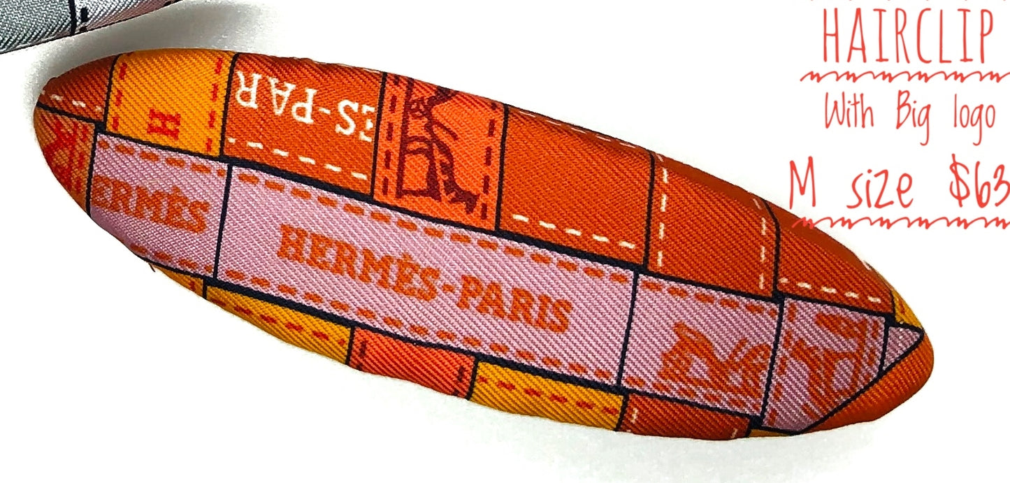 H-H icons Ribbons- HN-Pumpkin - Oval shape Clip