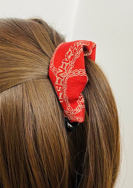 CC- Red Camellias- CC046- Banana Clip