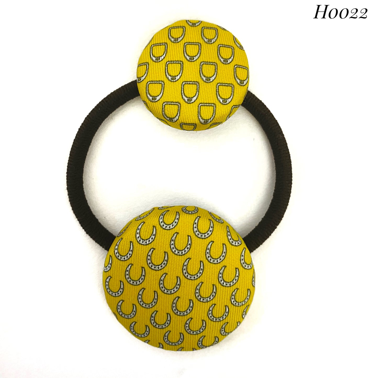 H-H0022- Yellow Le Pied a l'Etrier - Hairband / earring
