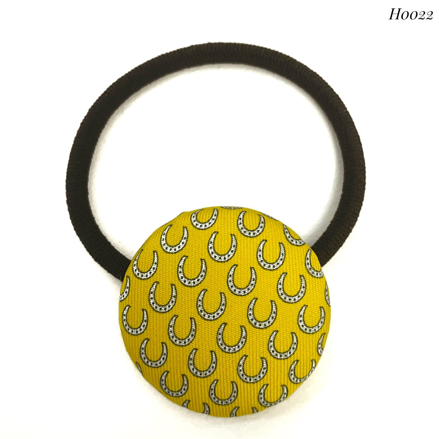 H-H0022- Yellow Le Pied a l'Etrier - Hairband / earring