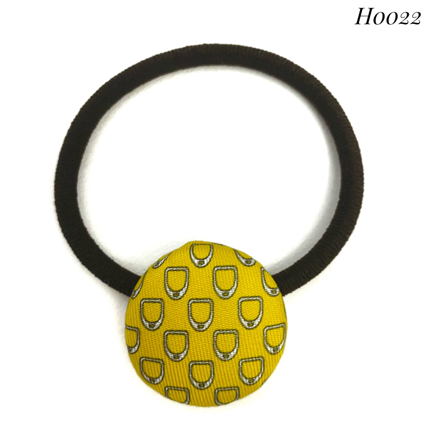 H-H0022- Yellow Le Pied a l'Etrier - Hairband / earring