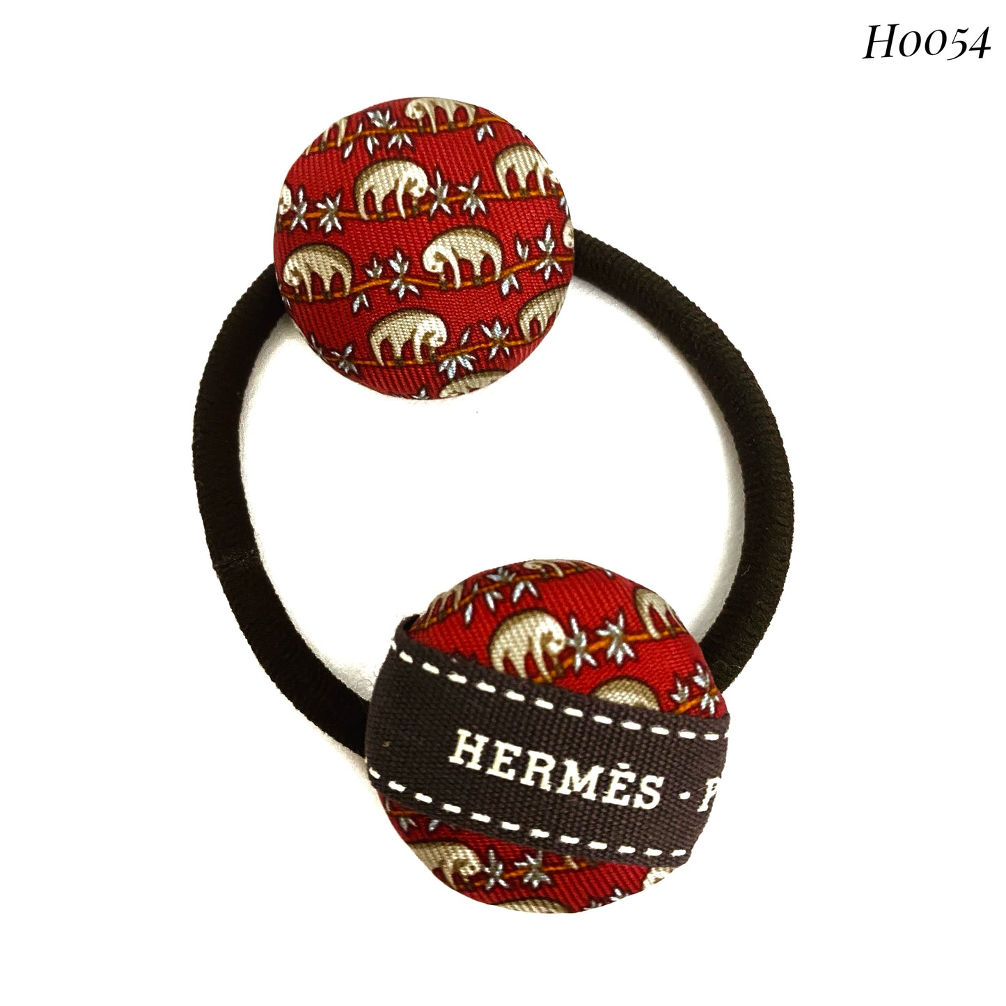 H-H0054- Sloths in Ruby Red - Hairband