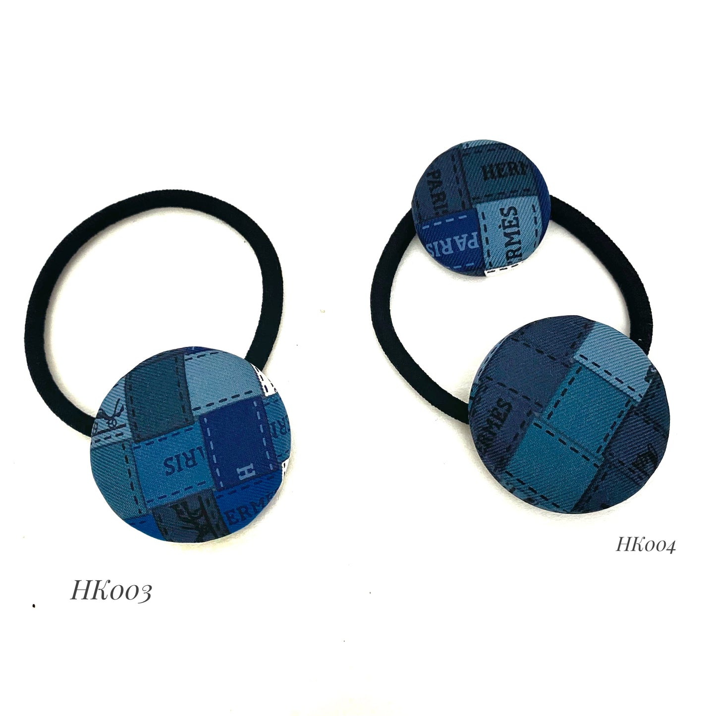 H-H icons Ribbons- HK-Navy & Chalkboard- Hairband