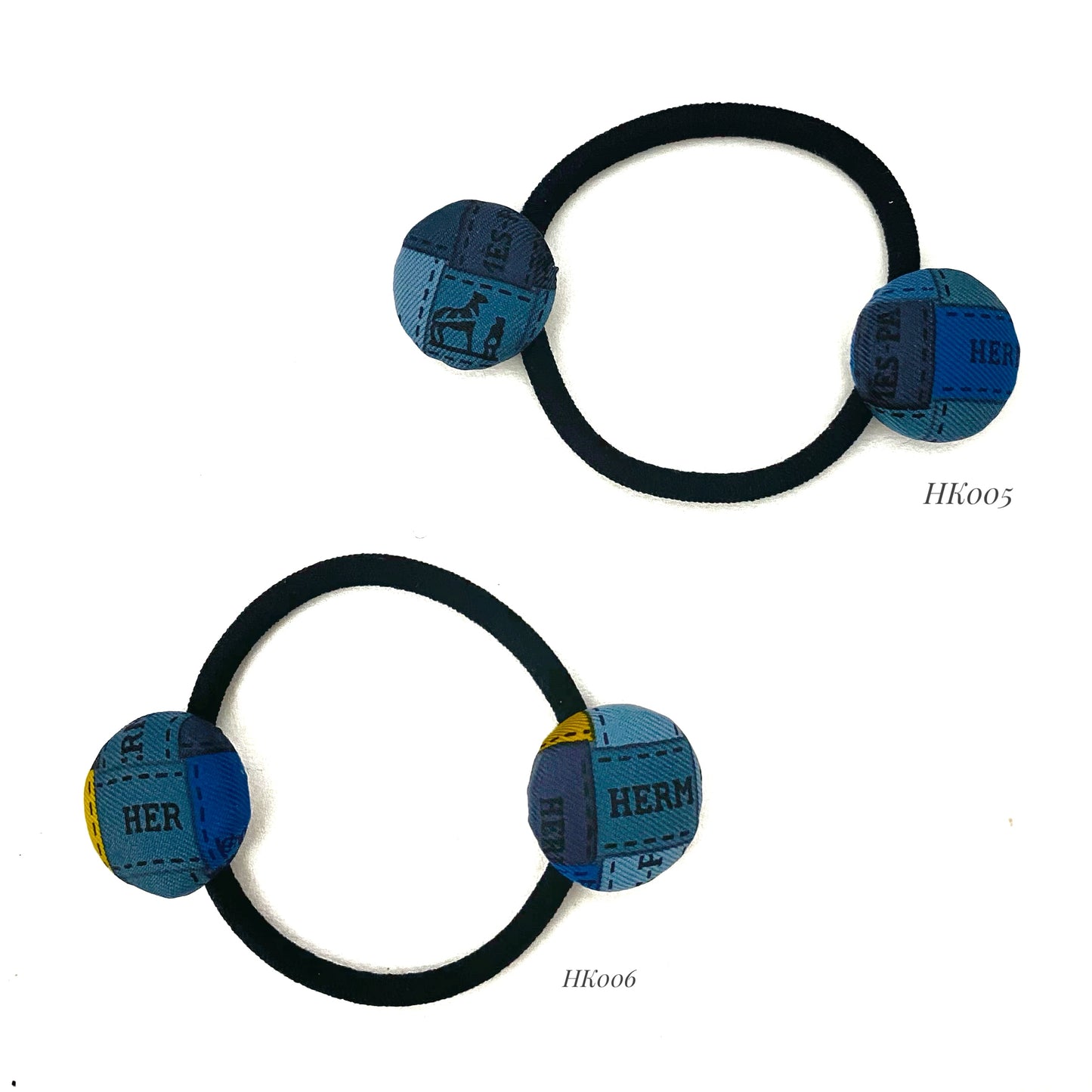 H-H icons Ribbons- HK-Navy & Chalkboard- Hairband
