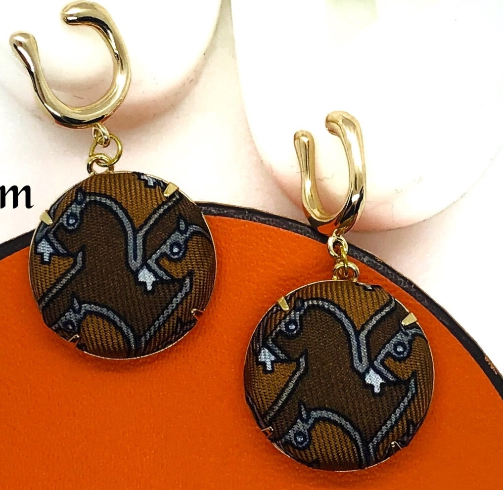 H-H drop earring