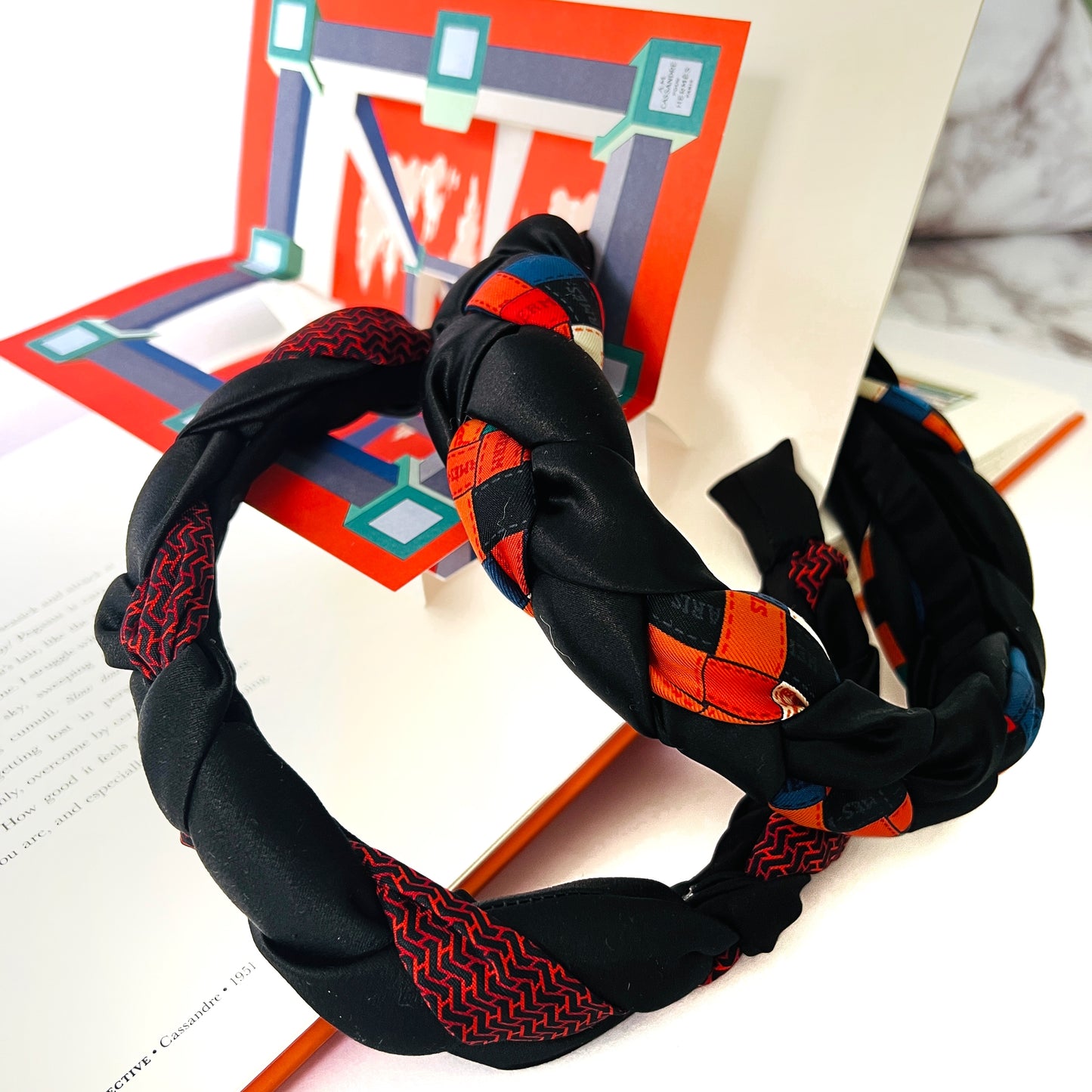 H-H icons Ribbons muti-colour - Braided Headband