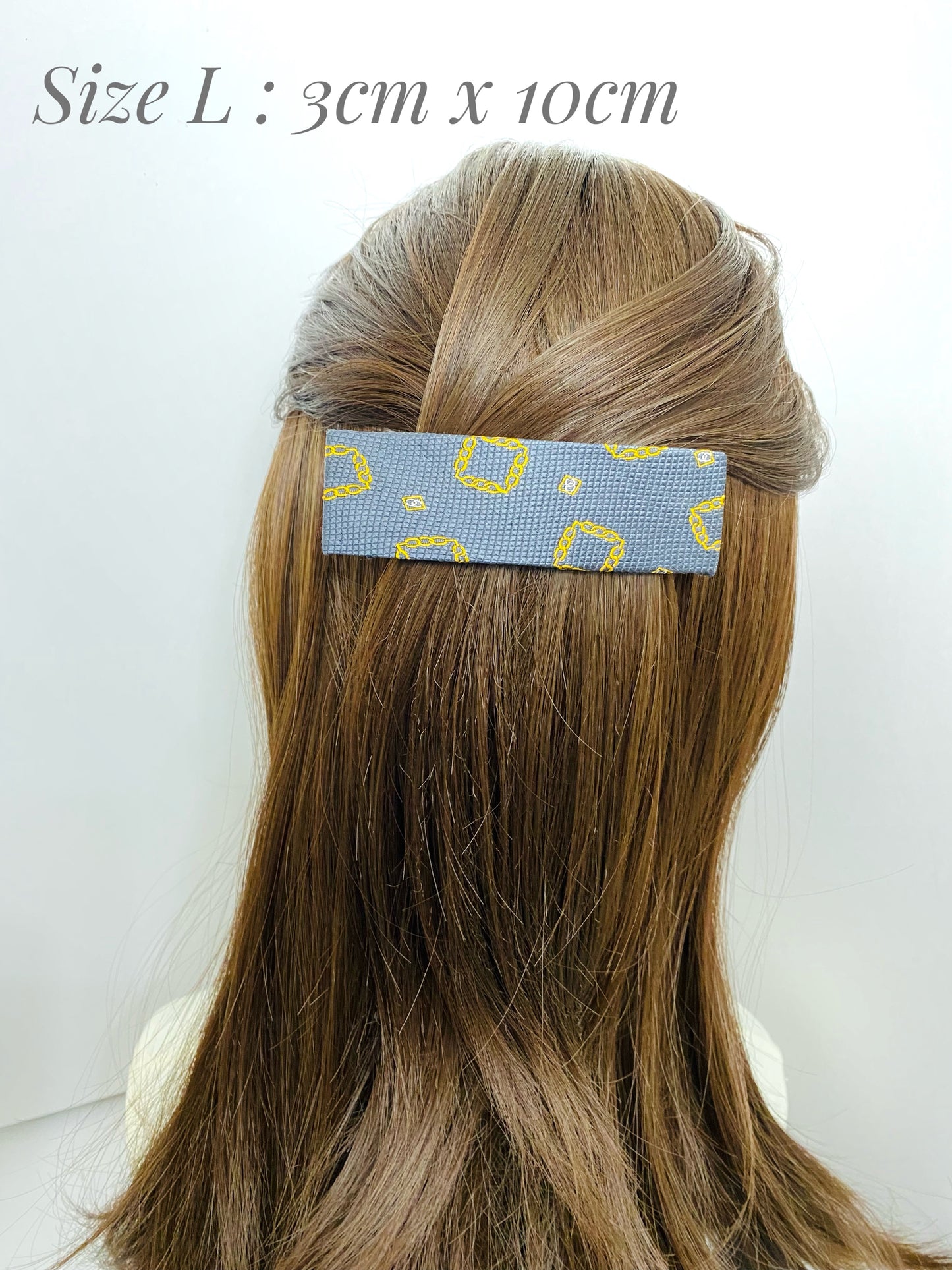 CC- Vintage black & Gold Chain-CC010- Flat Clip