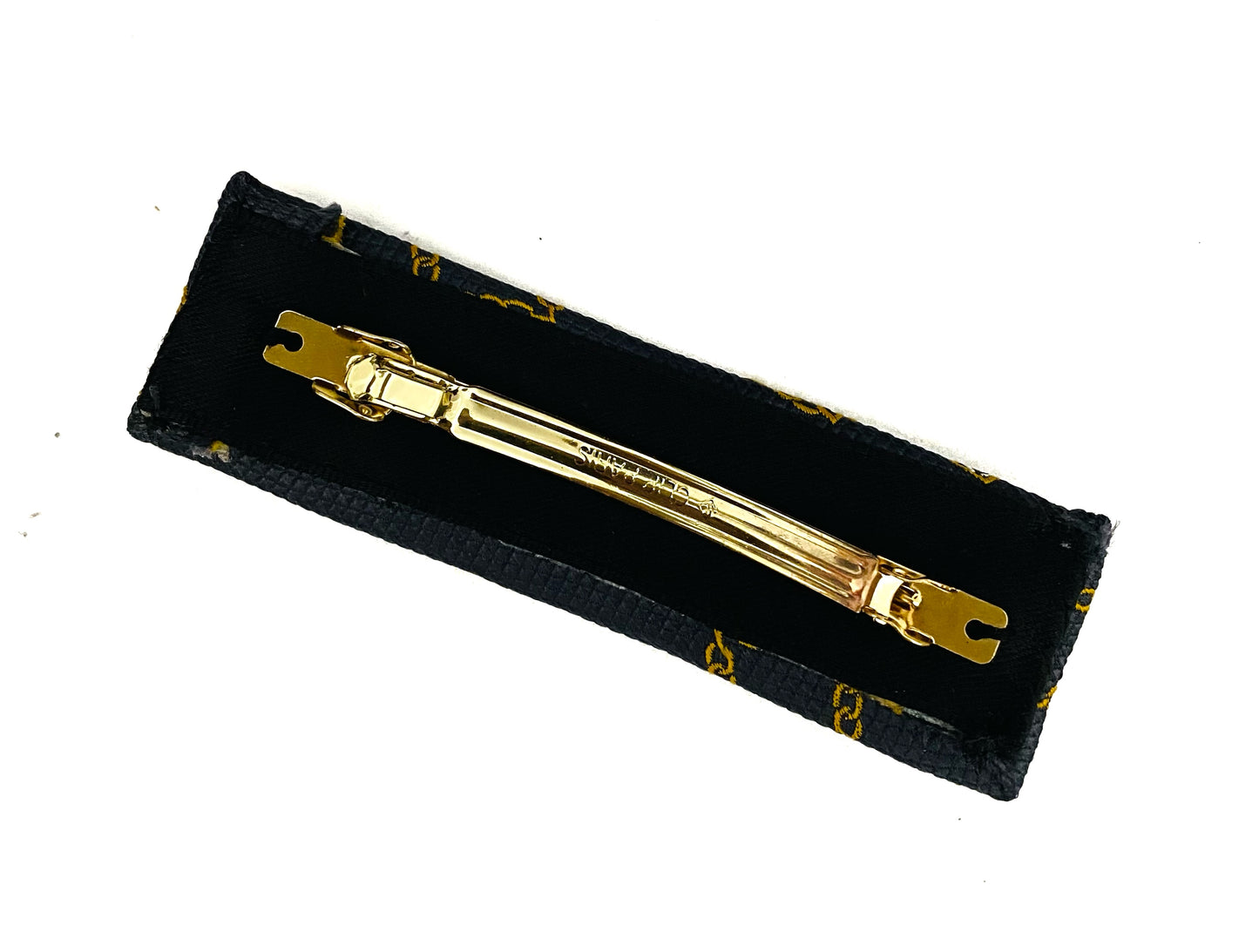 CC- Vintage black & Gold Chain-CC010- Flat Clip