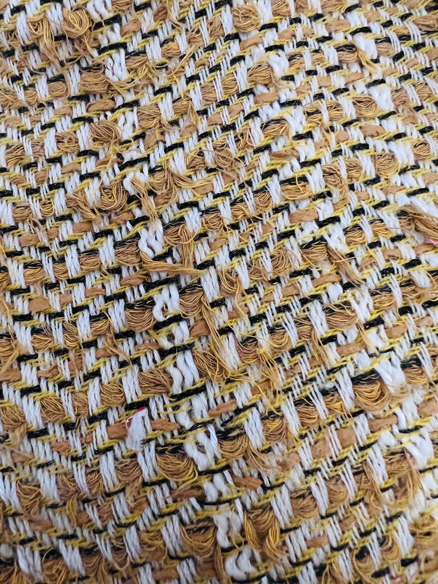 Tailormade fabric- Linton Tweeds- yellow/ orange/ red