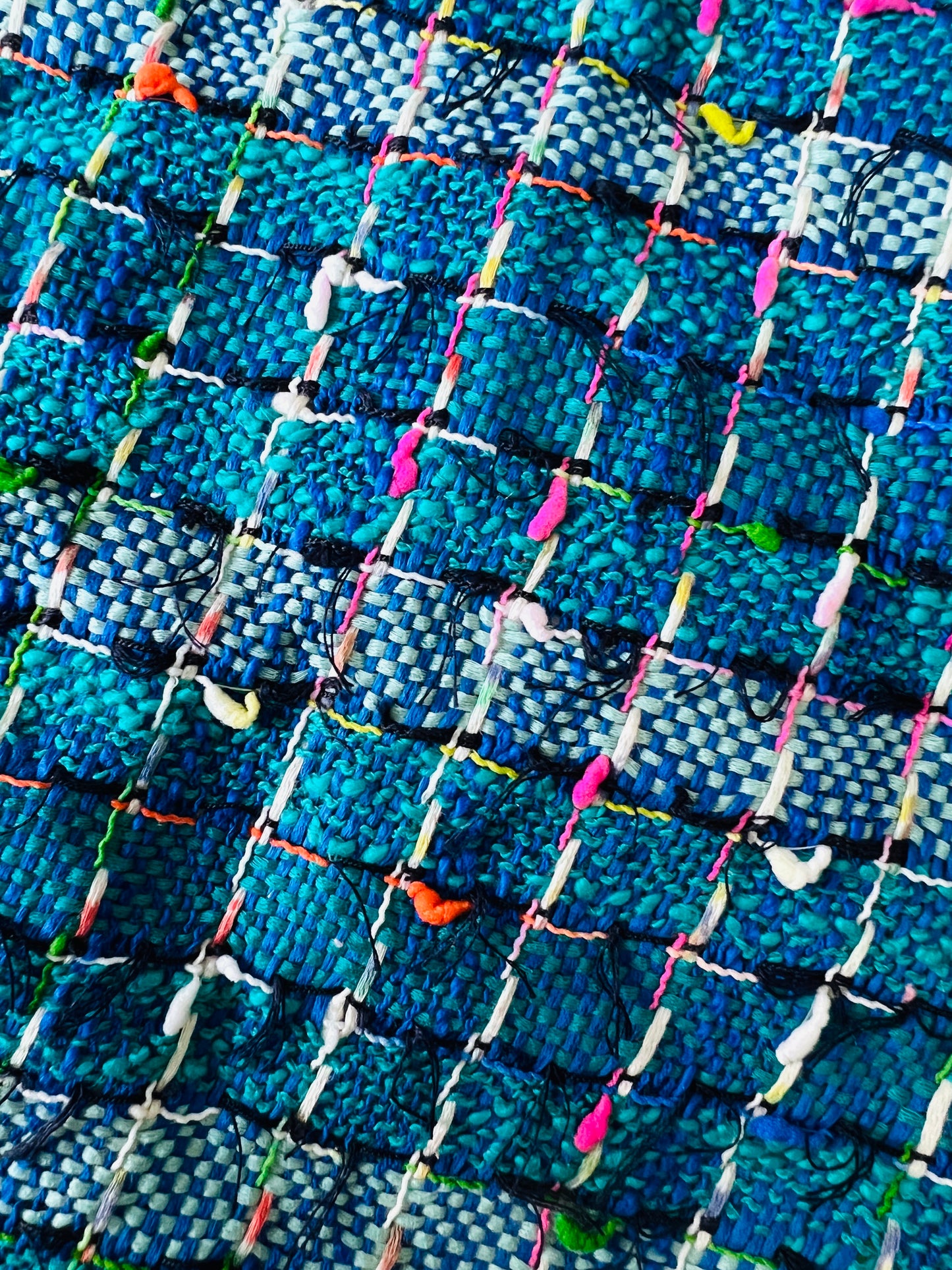 Tailormade fabric- Linton Tweeds- blue/ green