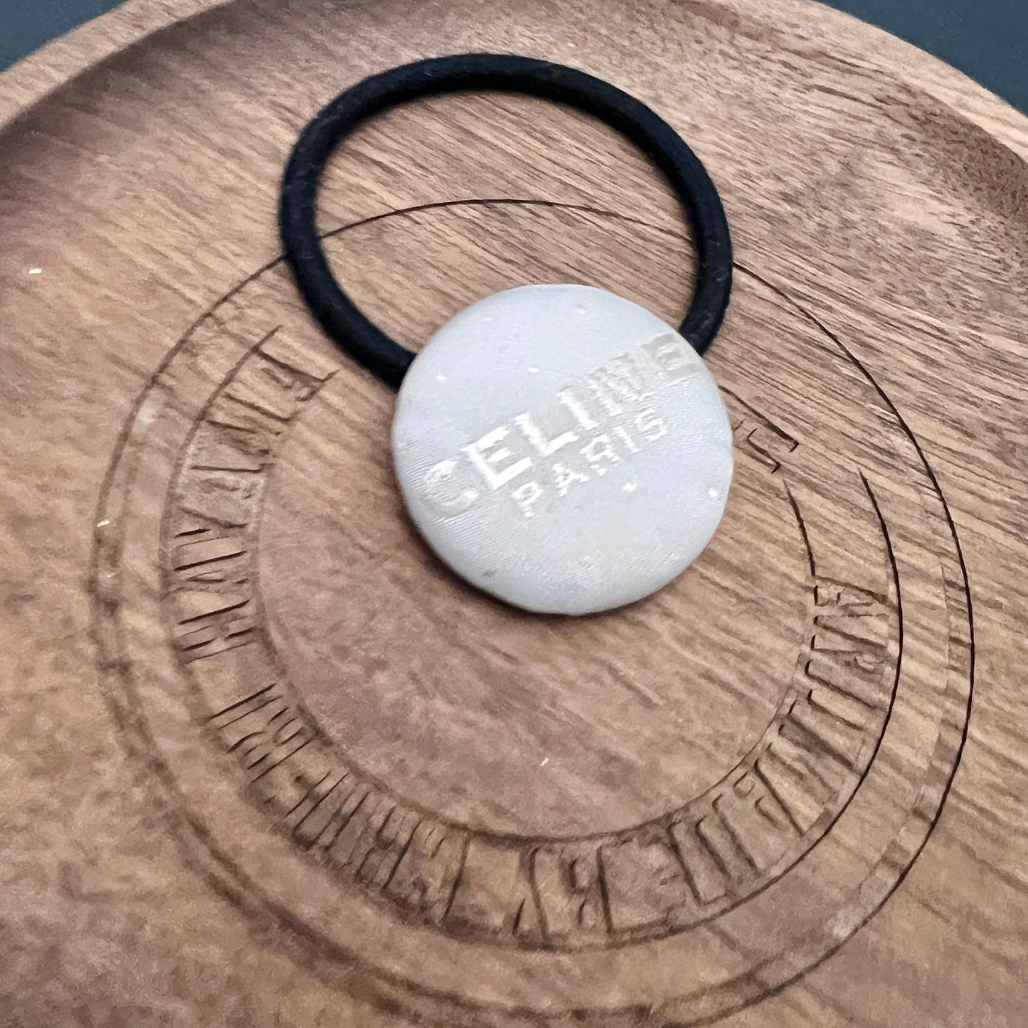 C-C beige logo hairband