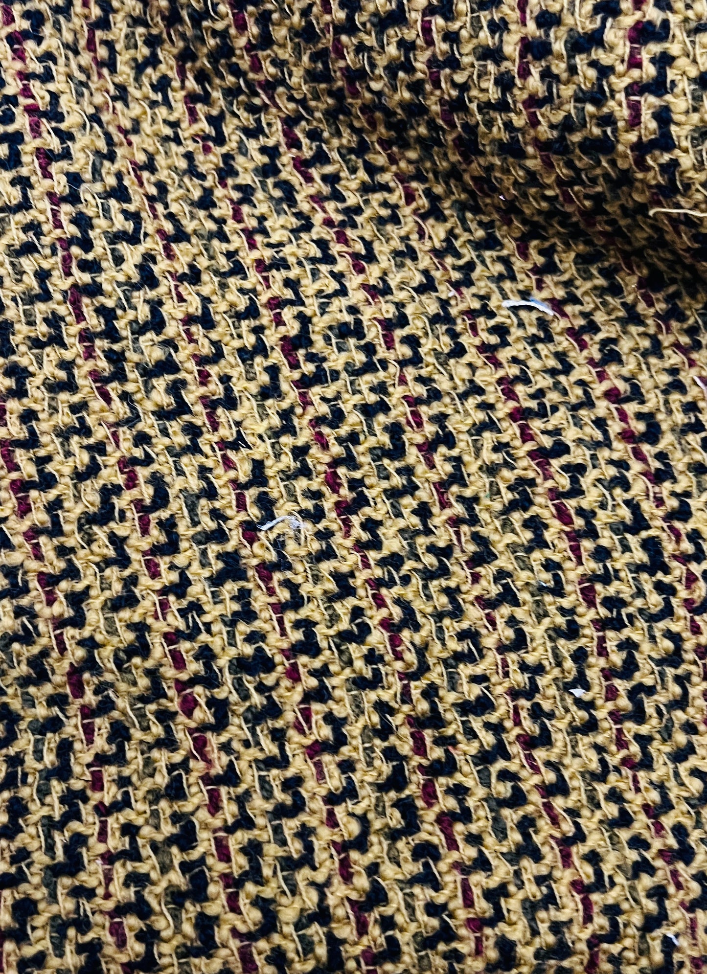 Tailormade fabric- Linton Tweeds- yellow/ orange/ red
