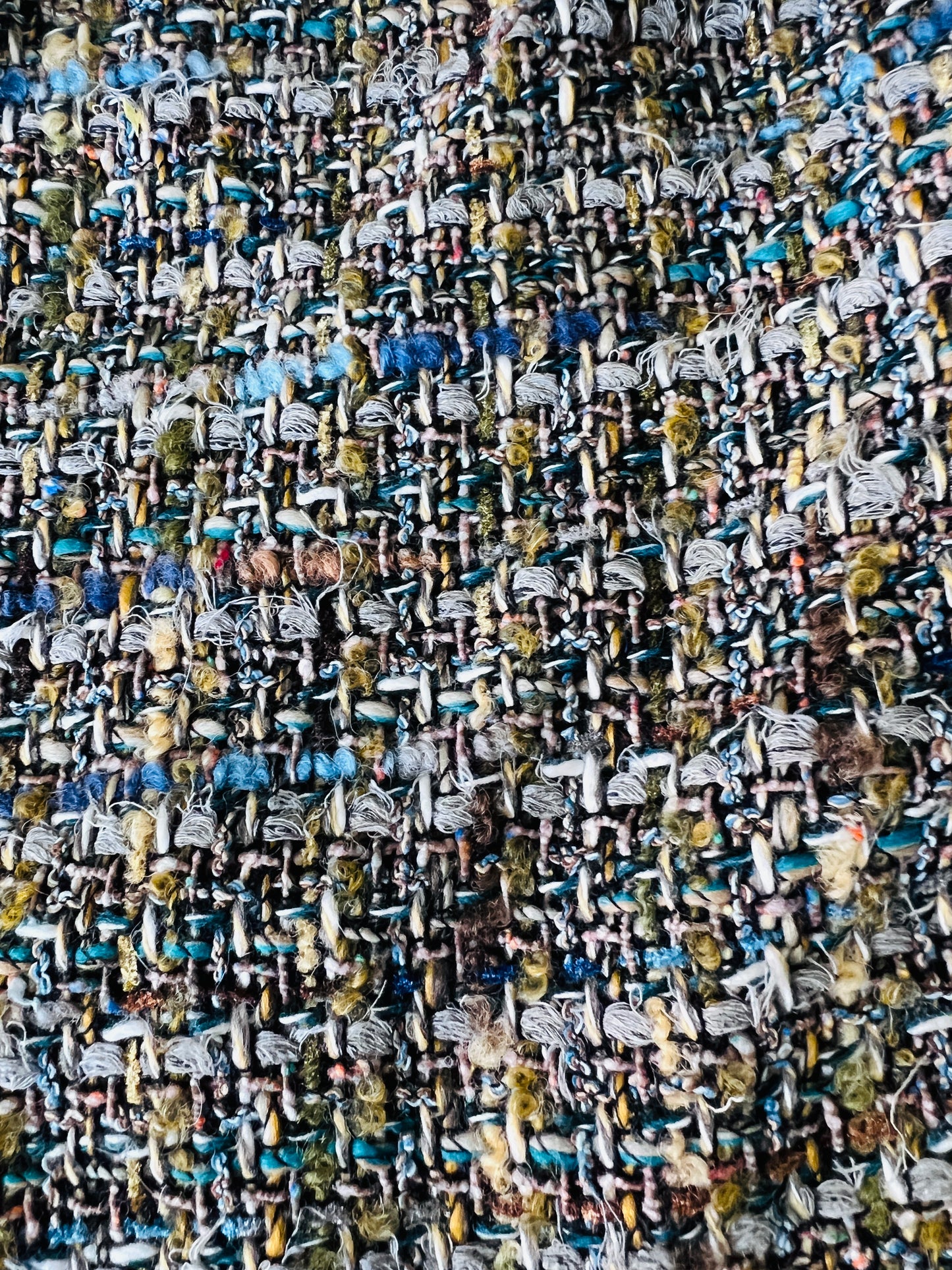 Tailormade fabric- Linton Tweeds- blue/ green