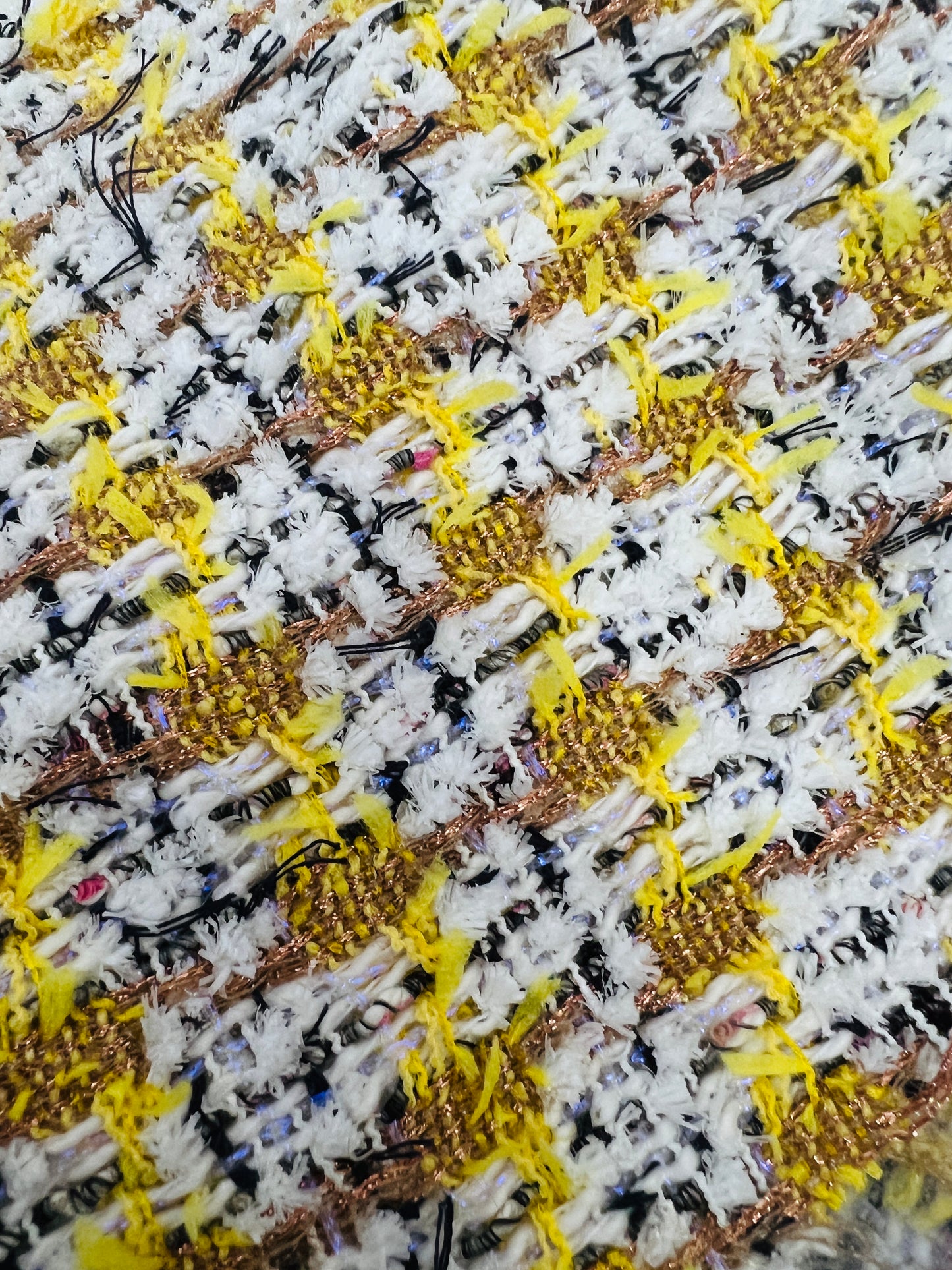 Tailormade fabric- Linton Tweeds- yellow/ orange/ red