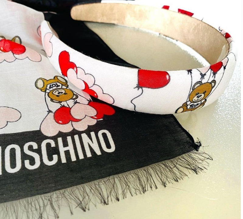 Moschino- Bear Hairband/ earring