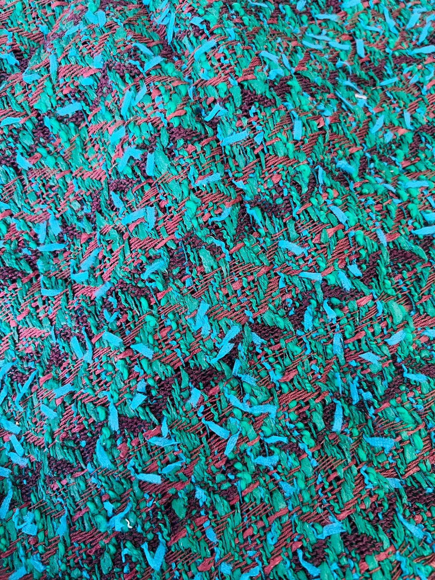 Tailormade fabric- Linton Tweeds- blue/ green