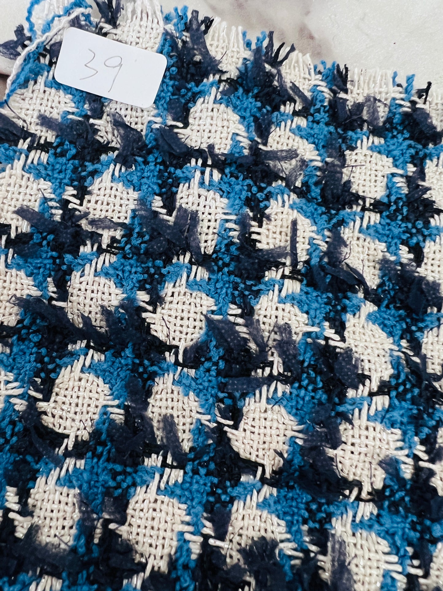 Tailormade fabric- Linton Tweeds- blue/ green