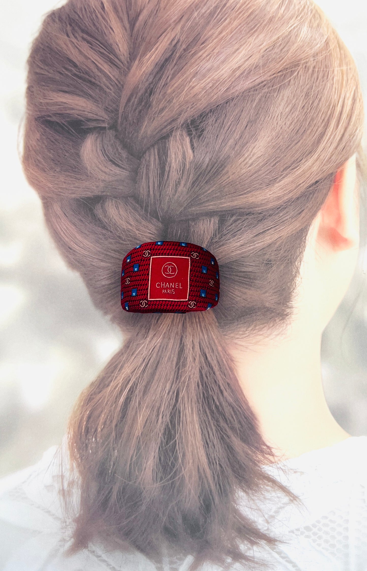 CC- Red & Malabu- CC080- Hairband